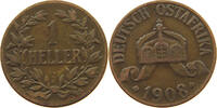 DEUTSCH OSTAFRIKA HELLER 1908 J S 7,00 EUR  plus 5,99 EUR verzending
