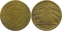 WEIMARER REPUBLIK 5 RENTENPFENNIG DEZENTRIERT -