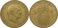 DENMARK 2 KRONER Frederik IX. 1947-1972 -