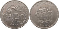 JAMAICA 25 CENTS 1969 SS+ 10,00 EUR  plus 5,99 EUR verzending