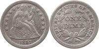 UNITED STATES OF AMERICA DIME SEATED LIBERTY -