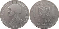 ALBANIA 2 LEK Vittorio Emanuele III. (1900 - 1946) -