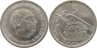 SPAIN 5 PESETAS FRANCISCO FRANCO (1939-1975) -