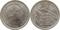 SPAIN 5 PESETAS FRANCISCO FRANCO (1939-1975) -