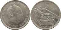 SPAIN 5 PESETAS FRANCISCO FRANCO (1939-1975) -