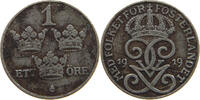 SWEDEN 1 ÖRE GUSTAV V. (1907-1950) -