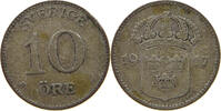 SWEDEN 10 ÖRE GUSTAV V. (1907-1950) -