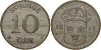 SWEDEN 10 ÖRE GUSTAV V. (1907-1950) -