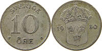 SWEDEN 10 ÖRE GUSTAV V. (1907-1950) -