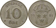 SWEDEN 10 ÖRE GUSTAV V. (1907-1950) -