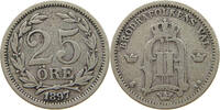 SWEDEN 25 ÖRE OSCAR II. (1872-1907) -