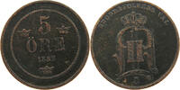 SWEDEN 5 ÖRE OSCAR II. (1872-1907) -