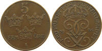 SWEDEN 5 ÖRE GUSTAV V. (1907-1950) -