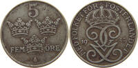 SWEDEN 5 ÖRE GUSTAV V. (1907-1950) -