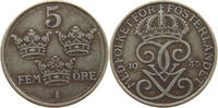 SWEDEN 5 ÖRE GUSTAV V. (1907-1950) -