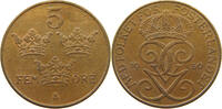 SWEDEN 5 ÖRE GUSTAV V. (1907-1950) -