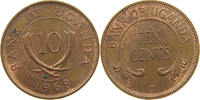 UGANDA 10 CENTS -