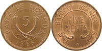 UGANDA 5 CENTS -