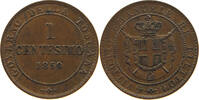 ITALY STATES TOSCANA 1 CENTESIMO Provisorische Regierung 1859-1861 -