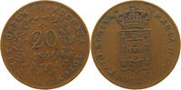 MOZAMBIQUE 20 REIS MARIA II. (1834-1853) -