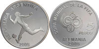 Argentinien 5 Pesos Auf die Fussballweltmeisterschaft 2006 in Deutschland -