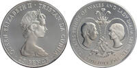 Tristan da Cunha 25 Pence Auf die Hochzeit von Prince Charles und Lady Diana -