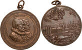 Hamburg Tragbare Medaille Auf die Vereinigung Hamburgs mit dem Zollgebiet des Deutschen Reiches -