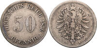 Kaiserreich 50 Pfennig Kursmünze (1875-1877) -