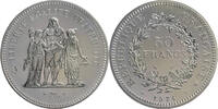 Frankreich, 5. Republik 50 Francs Herkulesgruppe - Kursmünze (1974-1980) -