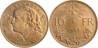 Schweiz 10 Franken Vreneli - Kursmünze (1911-1922) -