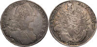 Konventionstaler 1770 A Bayern Maximilian III. Joseph (1745-1777), Madonnentaler, Amberg schöne Tönung, min. justiert, fast ss