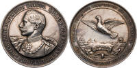 Kaiserreich, Preussen Medaille Wilhelm II. (1888-1918) - Verband Deutscher Brieftauben Liebhaber Vereine -