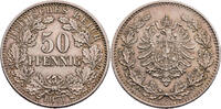 Kaiserreich 50 Pfennig Kursmünze (Kleiner Adler) -