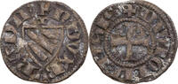 Frankreich, Dijon Denar Robert II. (1272-1305) -