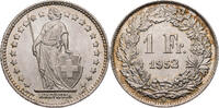 Schweiz 1 Franken Helvetia - Kursmünze (1875-1967) -