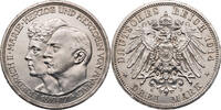 Kaiserreich, Anhalt 3 Mark Zur Silbernen Hochzeit von Friedrich II. und Marie von Anhalt -