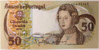 Portugal 50 Escudos Infanta D. Maria (1521-1577) - Us. MJN und AJNLB -