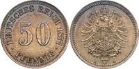 Kaiserreich 50 Pfennig Kursmünze -