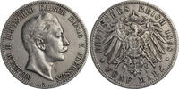 Kaiserreich, Preussen 5 Mark Wilhelm II. (1888-1918) - Kursmünze (1891-1908) -