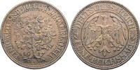 Weimarer Republik 5 Reichsmark Eichbaum -