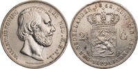 Niederlande 2½ Gulden Willem III. (1849-1890) - Kursmünze (1849-1874) -