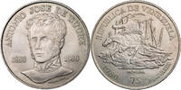 Venezuela 75 Bolivares Auf den 150. Todestag Antonio Jose de Sucre -