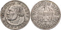 Drittes Reich 2 Reichsmark 450th Anniversary of Martin Luther -
