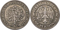 Weimarer Republik 5 Reichsmark Eichbaum - Kursmünze (1927-1933) -