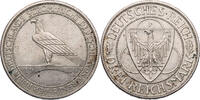 Weimarer Republik 3 Reichsmark Zur Rheinland-Räumung -