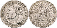 Drittes Reich 2 Reichsmark 450th Anniversary of Martin Luther -
