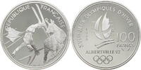 Frankreich 100 Francs Olympische Winterspiele 1992 in Albertville - Ski Freestyle -