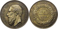 Belgien Medaille Leopold II. von Belgien - 25. Jahrestag der Baumzuchtgesellschaft -