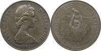 Isle of Man 1 Crown Elisabeth II. (1952-2022) - Auf die Weltmeisterschaft in Spanien 1982 -