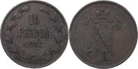 Finnland 10 Penniä Nikolaus II. (1896-1917) -